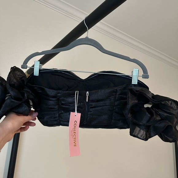 NWT shimmery crop top - Picture 3 of 3